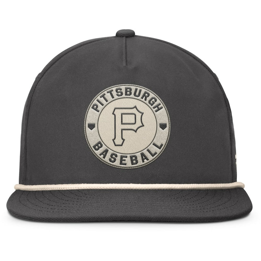 Charcoal Pittsburgh Pirates Fanatics Closer Adjustable Hat