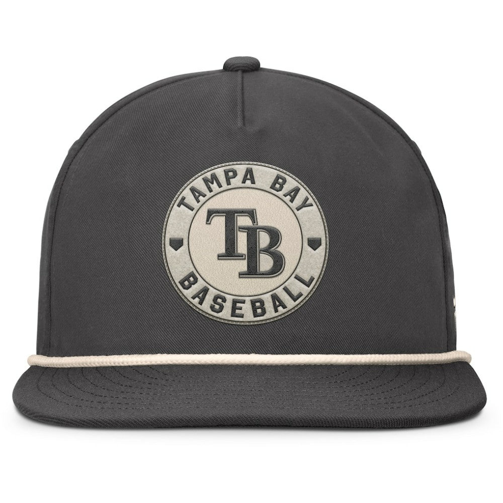 Charcoal Tampa Bay Rays Fanatics Closer Adjustable Hat