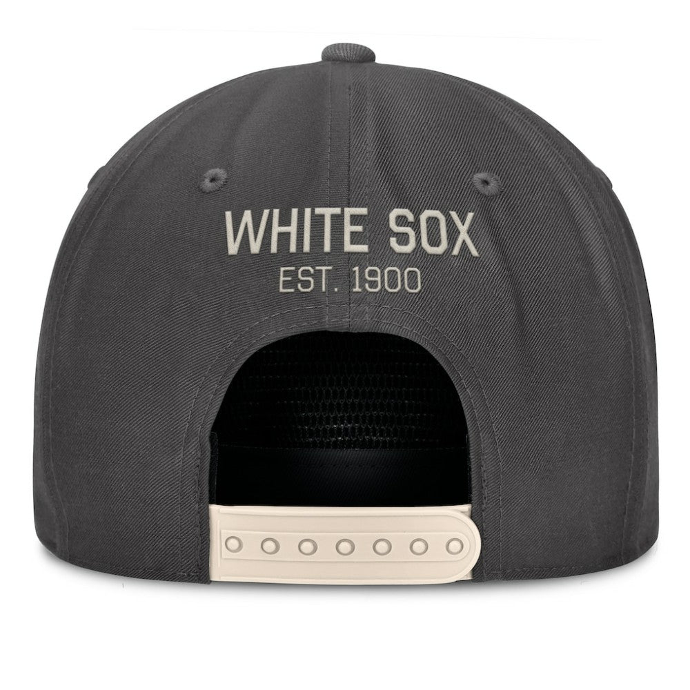 Charcoal Chicago White Sox Fanatics Closer Adjustable Hat