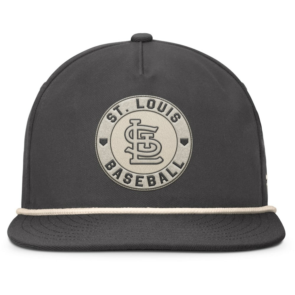 Charcoal St. Louis Cardinals Fanatics Closer Adjustable Hat