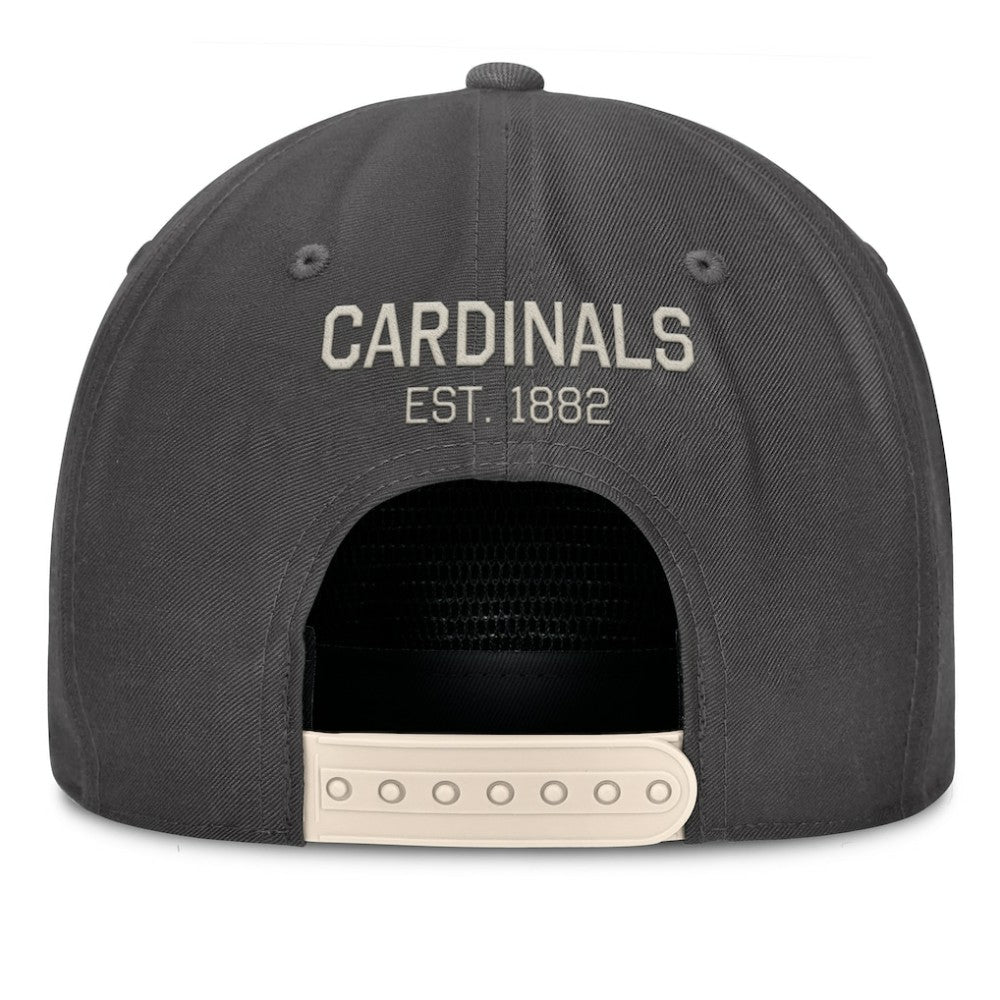 Charcoal St. Louis Cardinals Fanatics Closer Adjustable Hat