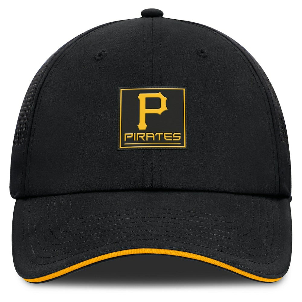 Black Pittsburgh Pirates Fanatics Level Up Driver Adjustable Hat