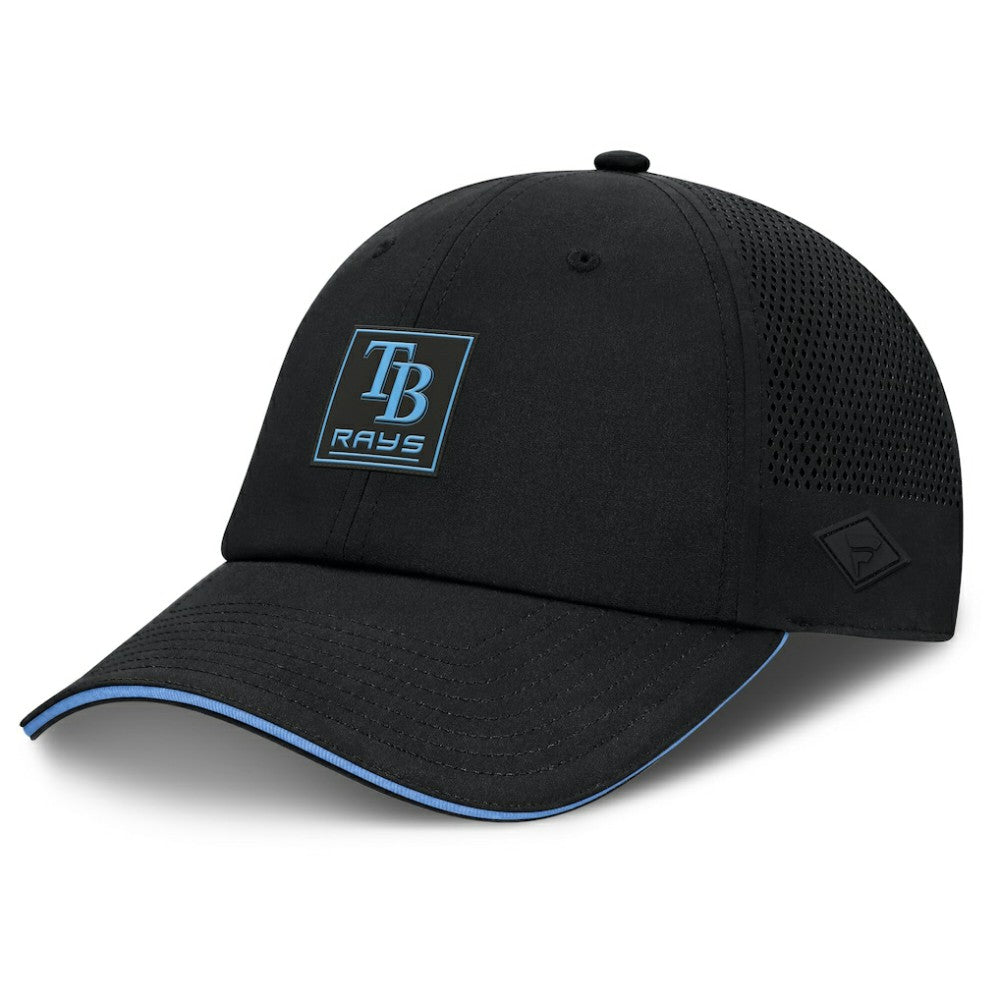 Black Tampa Bay Rays Fanatics Level Up Driver Adjustable Hat
