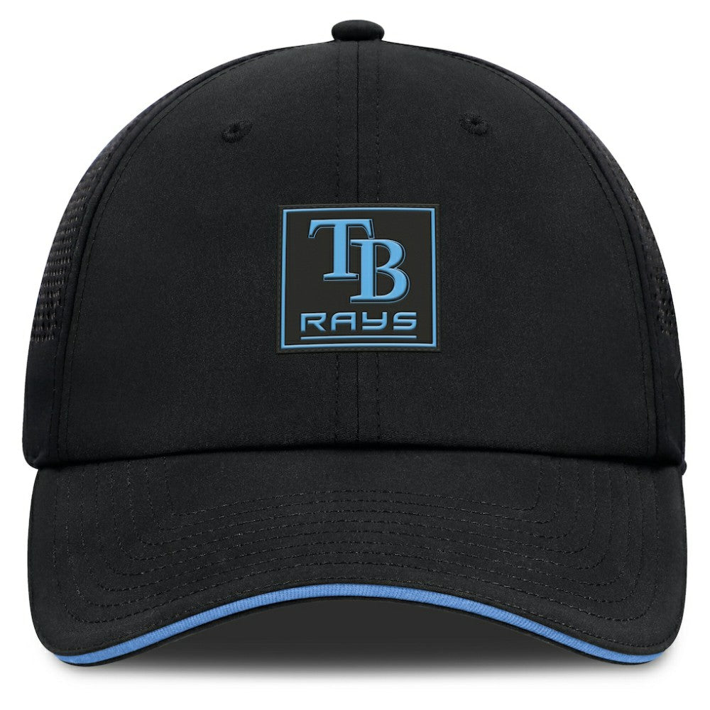 Black Tampa Bay Rays Fanatics Level Up Driver Adjustable Hat