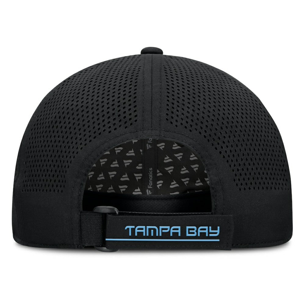 Black Tampa Bay Rays Fanatics Level Up Driver Adjustable Hat