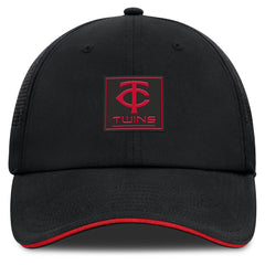 Black Minnesota Twins Fanatics Level Up Driver Adjustable Hat
