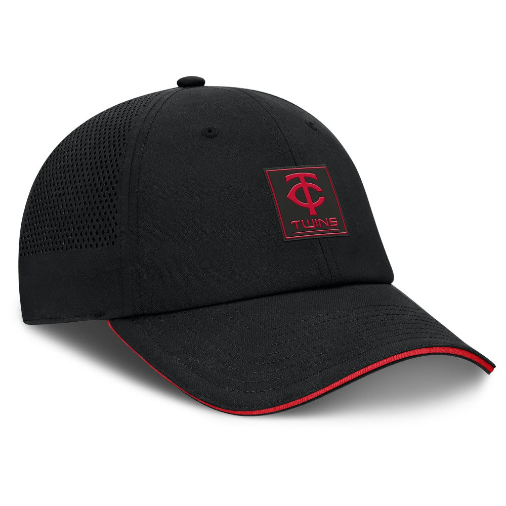 Black Minnesota Twins Fanatics Level Up Driver Adjustable Hat