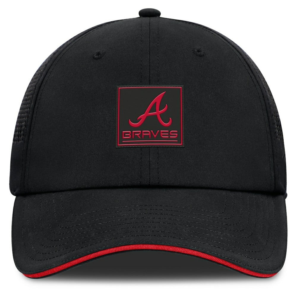 Black Atlanta Braves Fanatics Level Up Driver Adjustable Hat