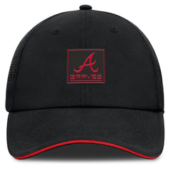 Black Atlanta Braves Fanatics Level Up Driver Adjustable Hat