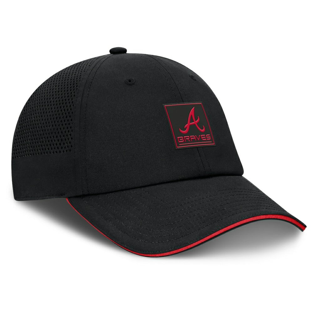Black Atlanta Braves Fanatics Level Up Driver Adjustable Hat