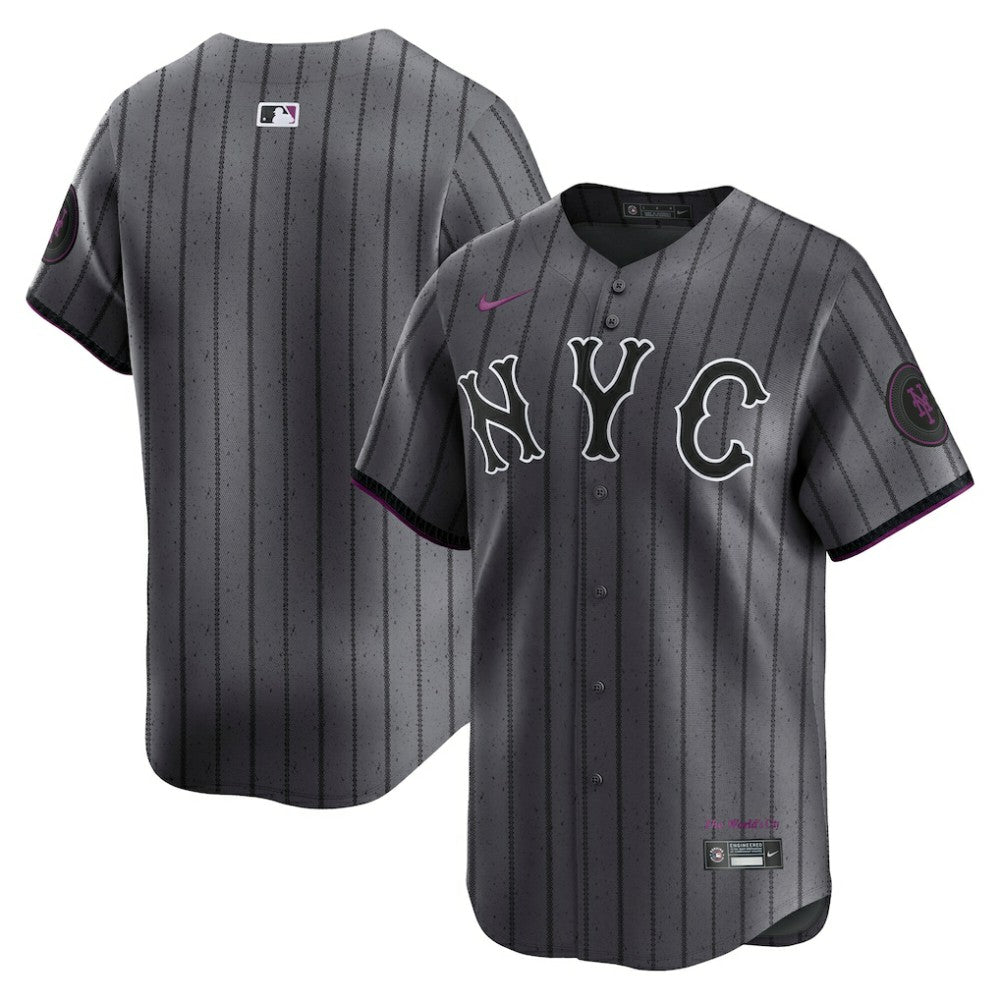 Gray New York Mets Nike City Connect Limited Jersey