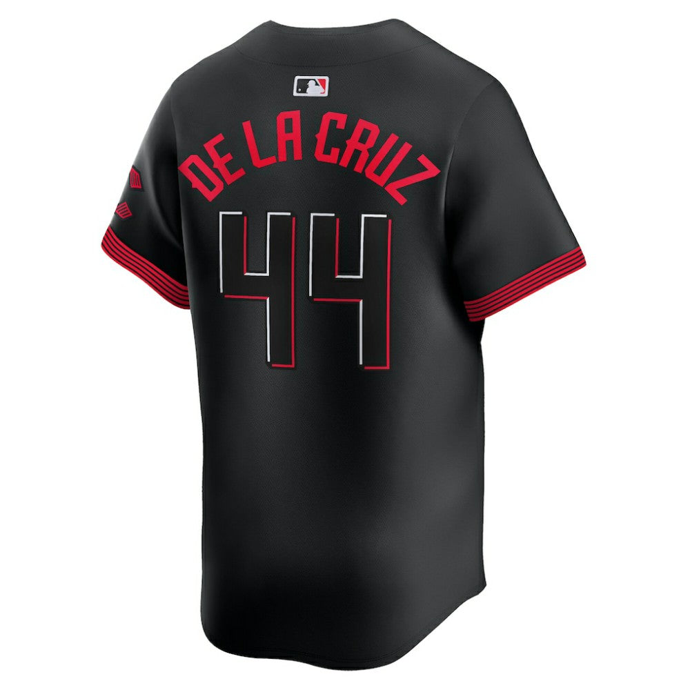 Black Elly De La Cruz Cincinnati Reds Nike City Connect Limited Jersey