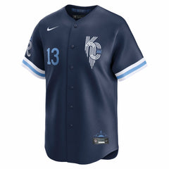 Navy Salvador Perez Kansas City Royals Nike City Connect Limited Jersey