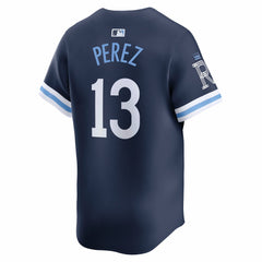 Navy Salvador Perez Kansas City Royals Nike City Connect Limited Jersey