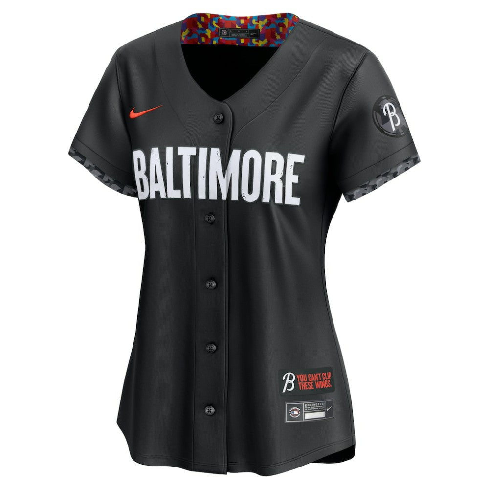 Black Baltimore Orioles Nike Women's City Connect Limited Jersey