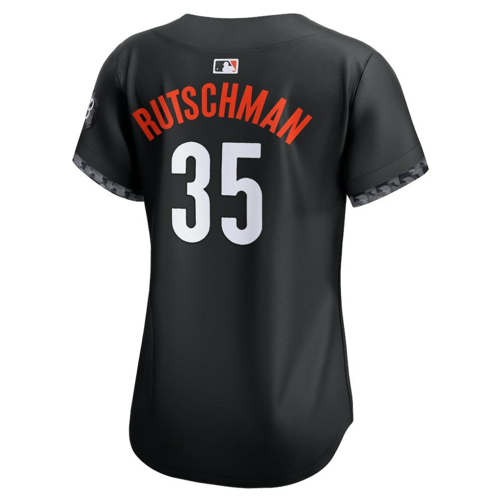 Adley Rutschman Baltimore Orioles Nike Women's City Connect Limited Jersey – Black