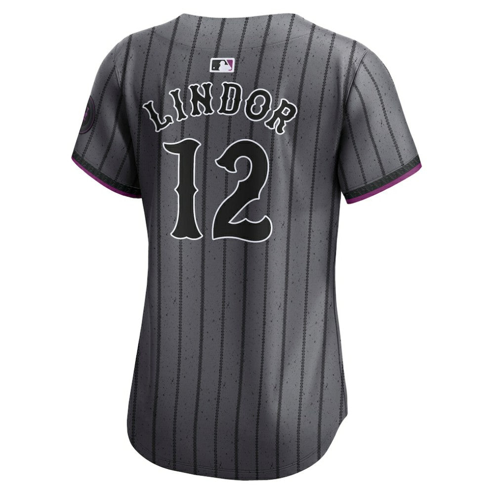 Gray Francisco Lindor New York Mets Nike Women's City Connect Limited Jersey