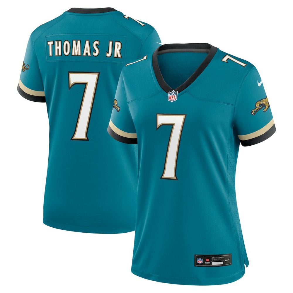 Brian Thomas Jr.  Women's Prowler Throwback Game Jersey - Jacksonville Jaguars Jerseys