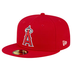 Red Los Angeles Angels New Era Game Authentic Collection On Field 59FIFTY Fitted Hat