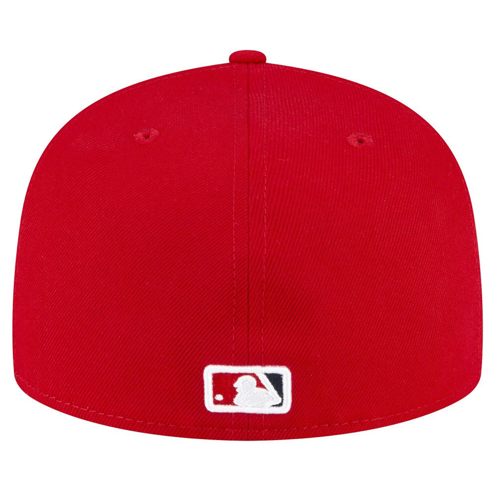 Red Los Angeles Angels New Era Game Authentic Collection On Field 59FIFTY Fitted Hat