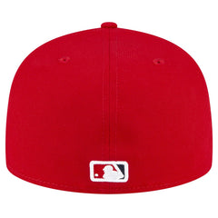 Red Los Angeles Angels New Era Game Authentic Collection On Field 59FIFTY Fitted Hat