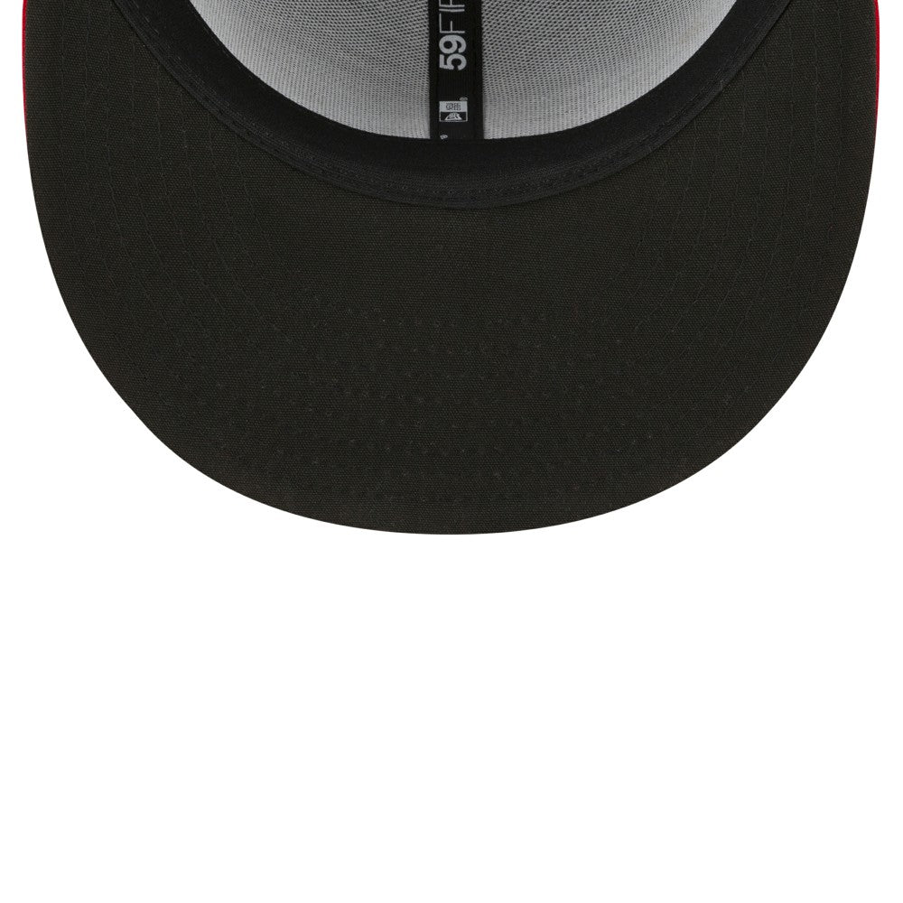 Red Los Angeles Angels New Era Game Authentic Collection On Field 59FIFTY Fitted Hat