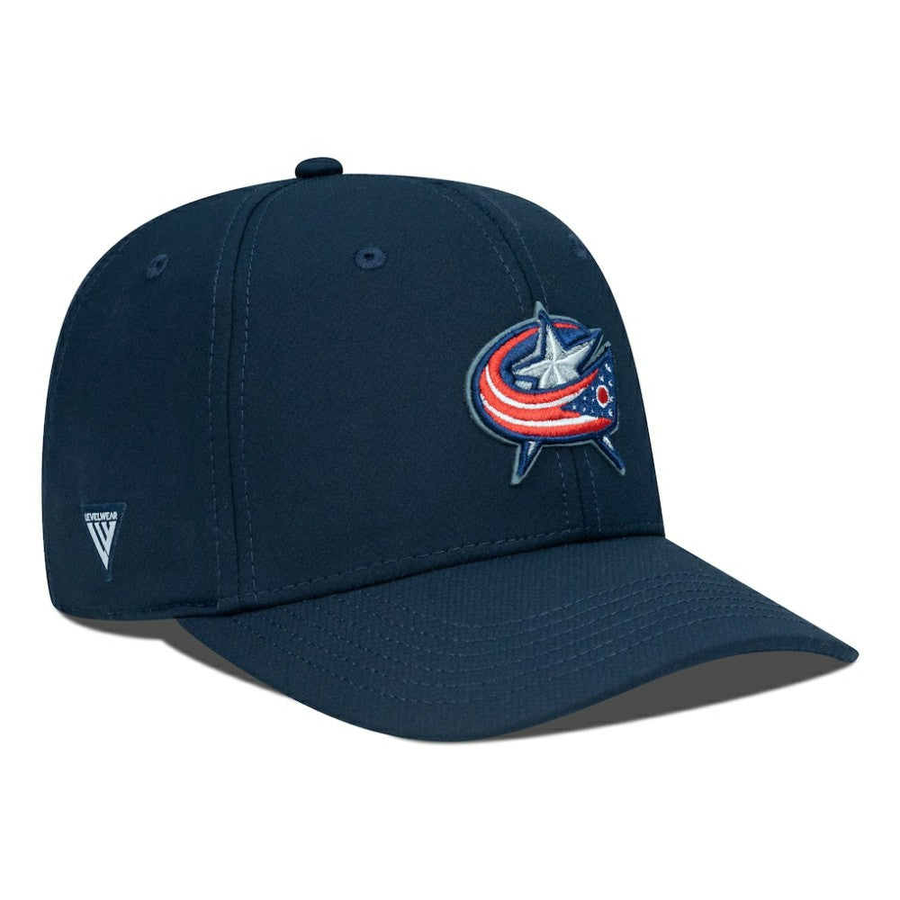 NHL Columbus Blue Jackets Levelwear Rise Flex Hat