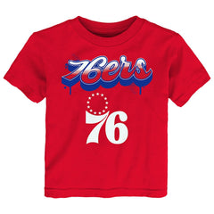 Philadelphia 76ers Youth Bubbly Script T-Shirt