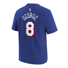 Nike Paul George Philadelphia 76ers Youth Icon Name & Number T-Shirt