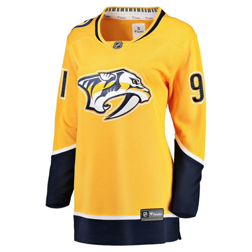 NHL Steven Stamkos Nashville Predators Fanatics Women's Home Premier Breakaway Player Jersey Breakaway Jersey