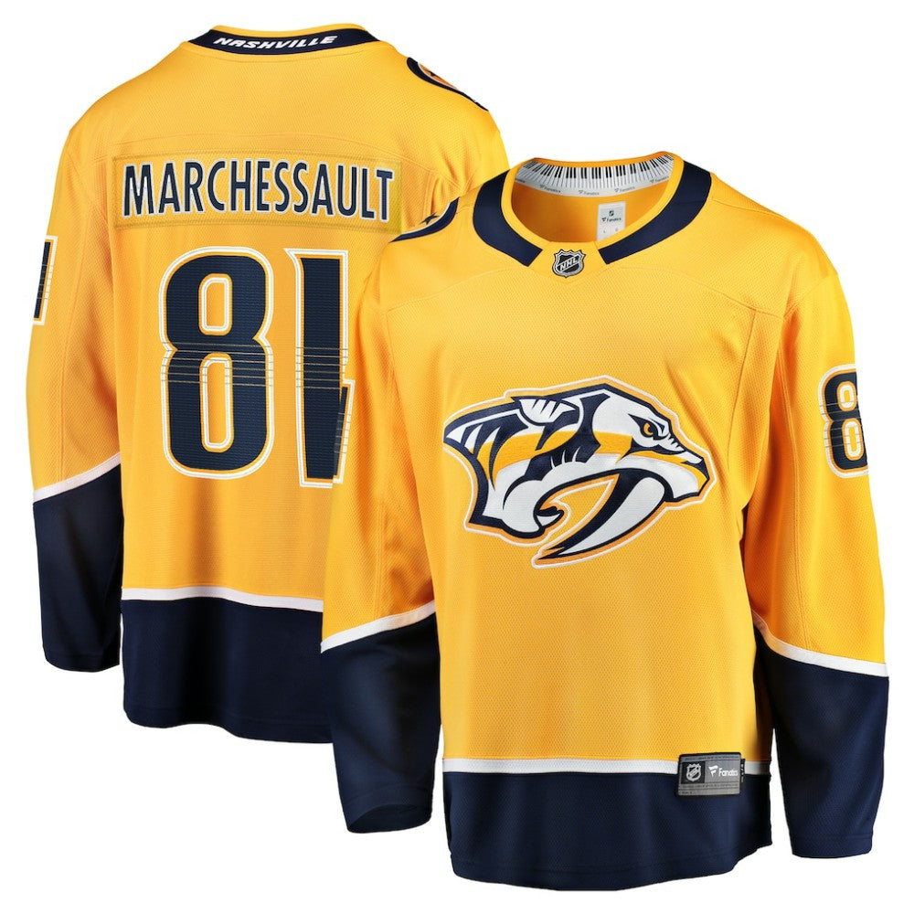 NHL Jonathan Marchessault Nashville Predators Fanatics Home Premier Breakaway Player Jersey