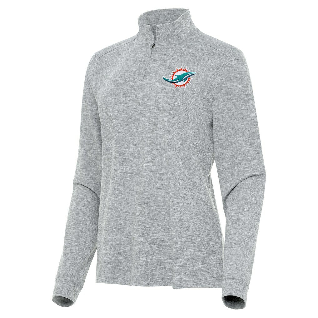Antigua Women's Mentor Quarter-Zip Jacket - Miami Dolphins Jackets