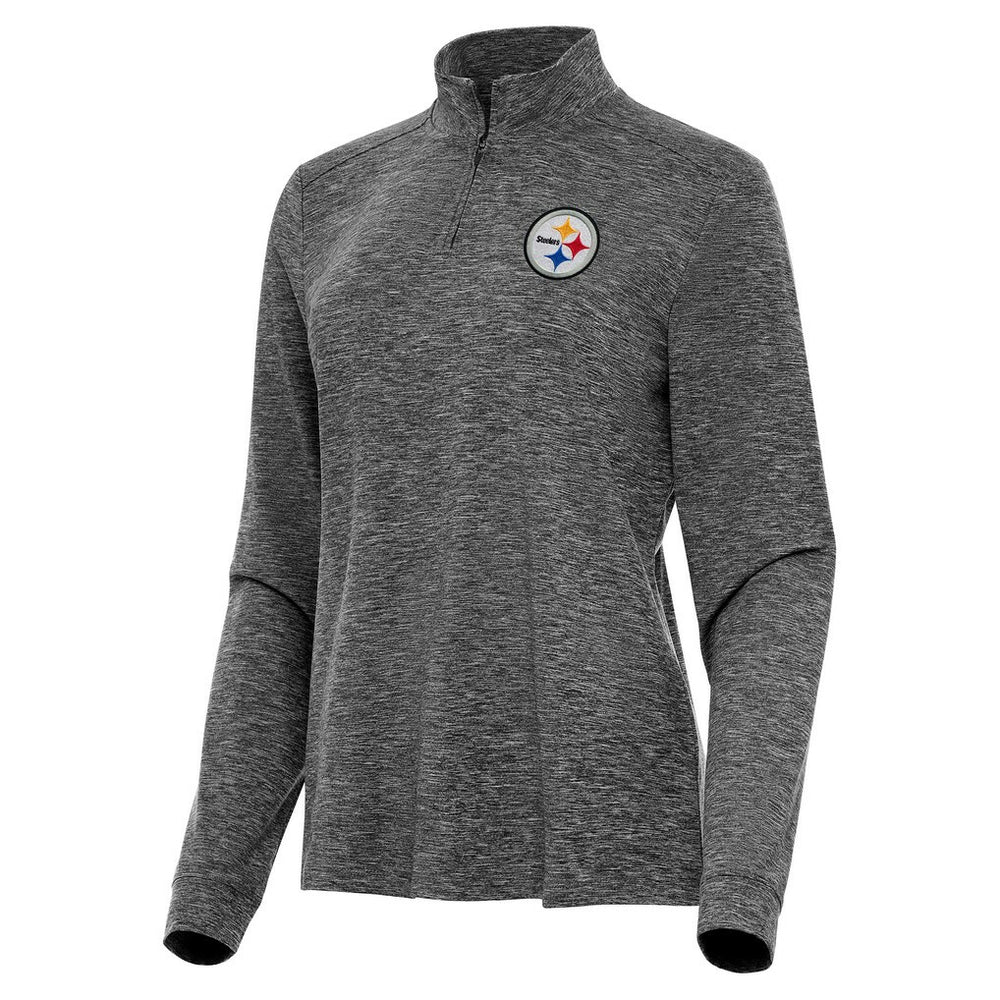 Antigua Women's Mentor Quarter-Zip Jacket - Pittsburgh Steelers Jackets