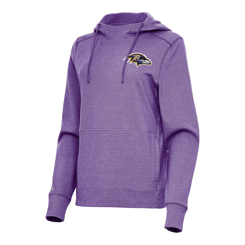 Antigua Women's Justice Pullover Hoodie - Baltimore Ravens Hoodies