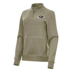 Antigua Women's Crush Quarter-Zip Jacket - Baltimore Ravens Jackets