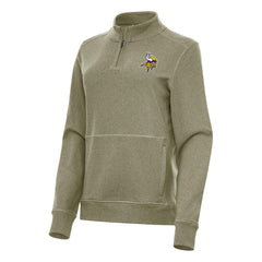 Antigua Women's Crush Quarter-Zip Jacket - Minnesota Vikings Jackets