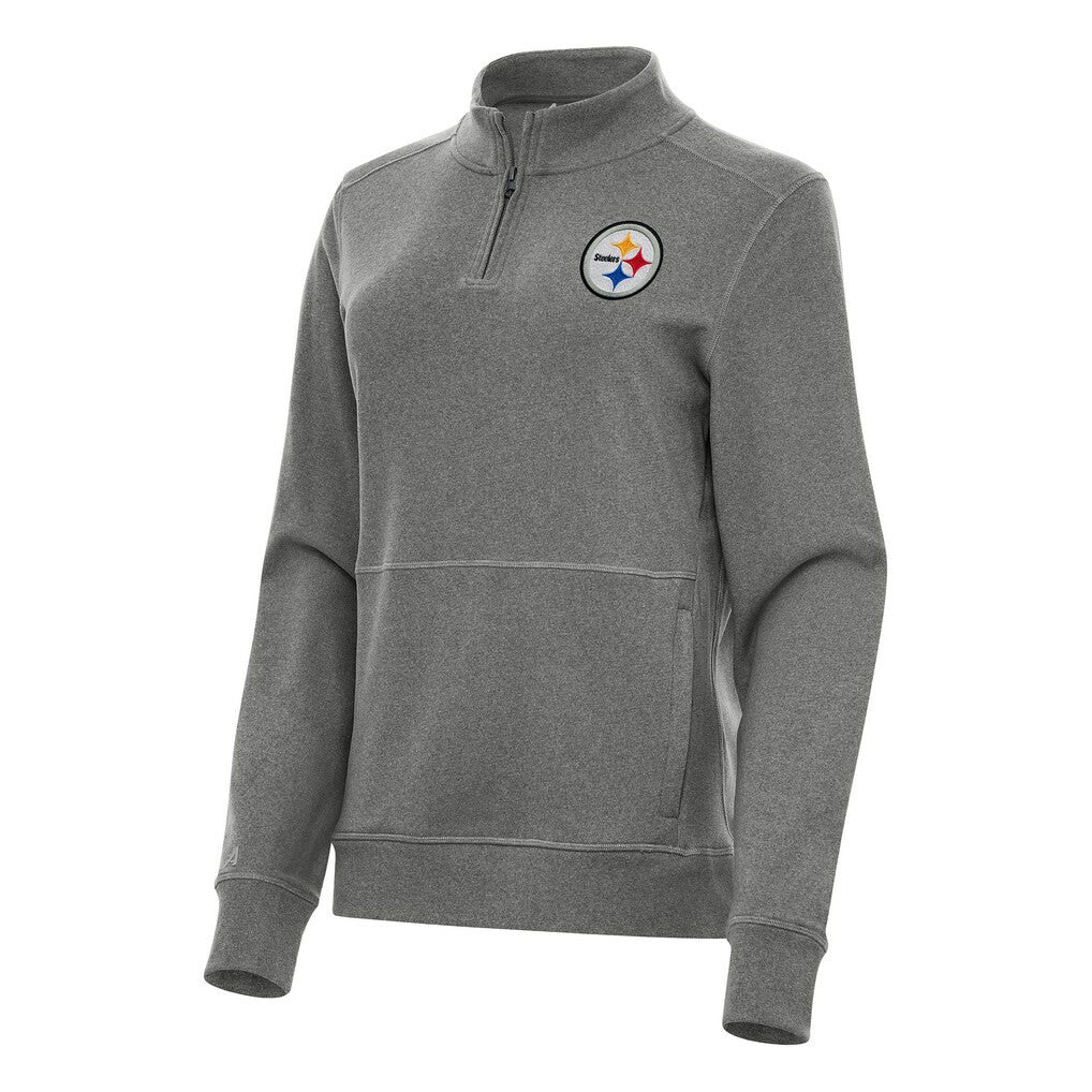 Antigua Women's Crush Quarter-Zip Jacket - Pittsburgh Steelers Jackets