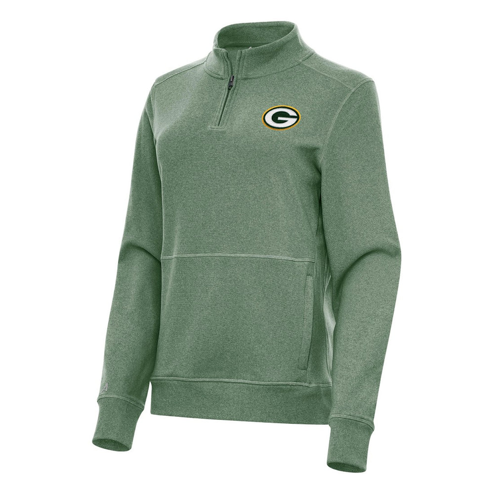 Antigua Women's Crush Quarter-Zip Jacket - Green Bay Packers Jackets