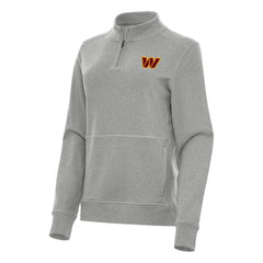 Antigua Women's Crush Quarter-Zip Jacket - Washington Commanders Jackets