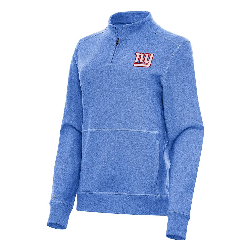 Antigua Women's Crush Quarter-Zip Jacket - New York Giants Jackets