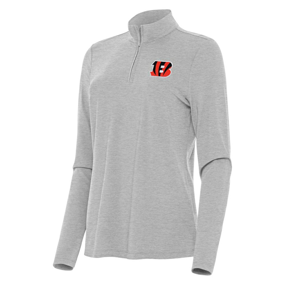 Antigua Women's Bright Quarter-Zip Sweatshirt - Cincinnati Bengals Sweatshirts