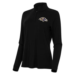 Antigua Women's Intent Quarter-Zip Sweatshirt - Baltimore Ravens Sweatshirts