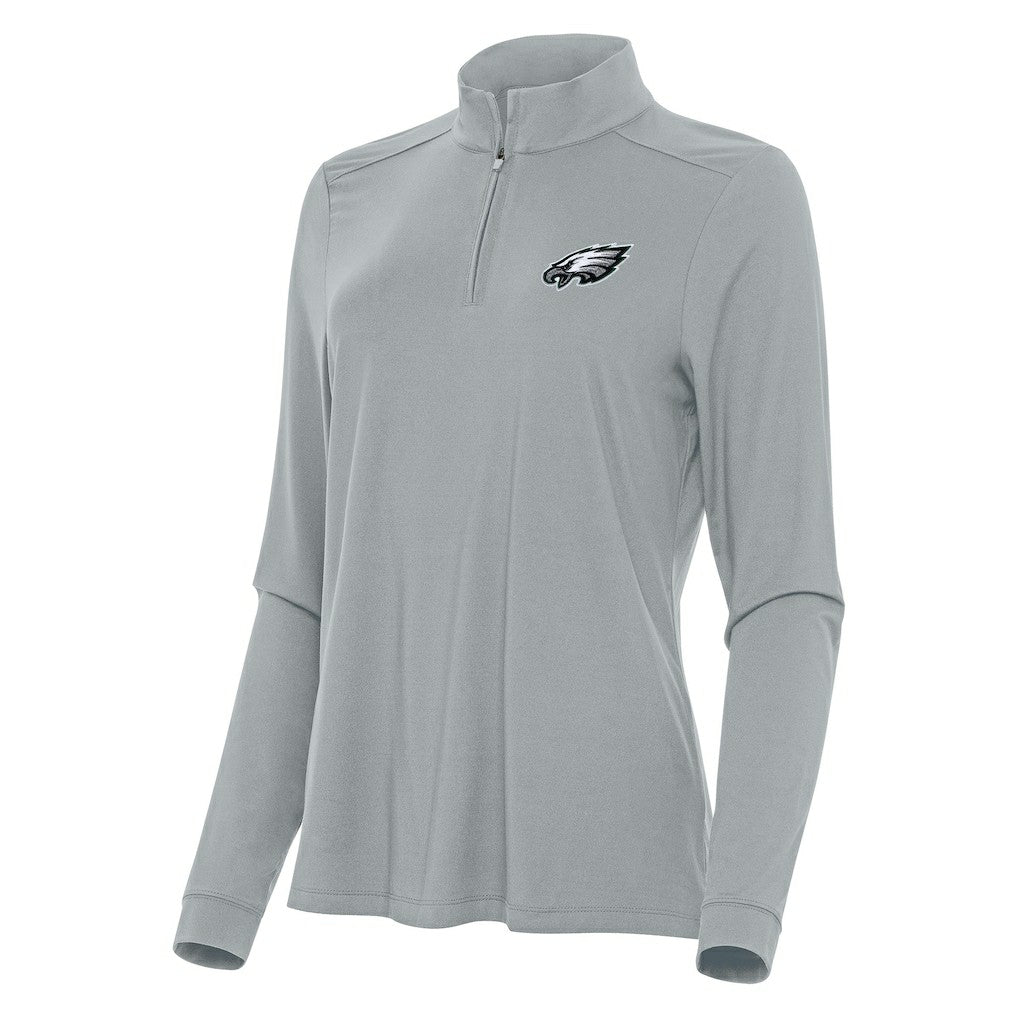 Antigua Women's Intent Quarter-Zip Sweatshirt - Philadelphia Eagles Sweatshirts