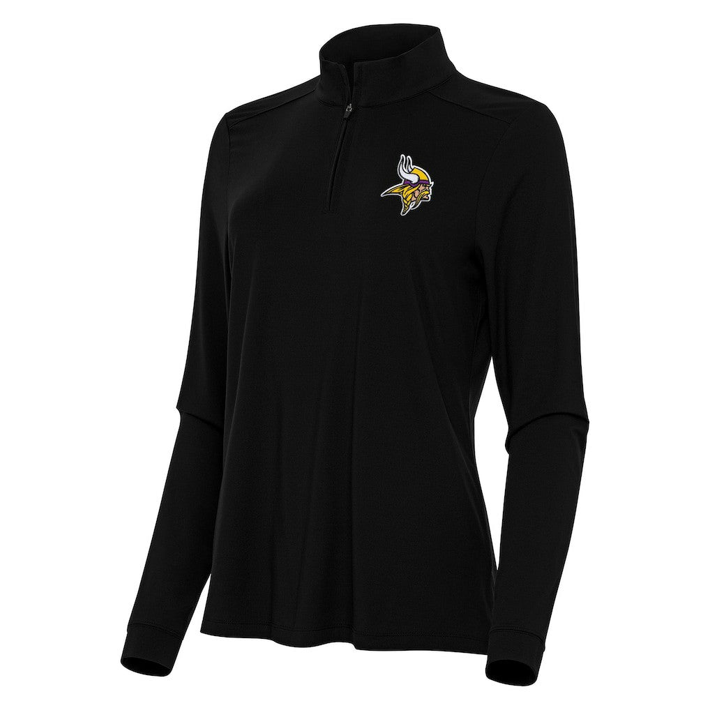 Antigua Women's Intent Quarter-Zip Sweatshirt - Minnesota Vikings Sweatshirts