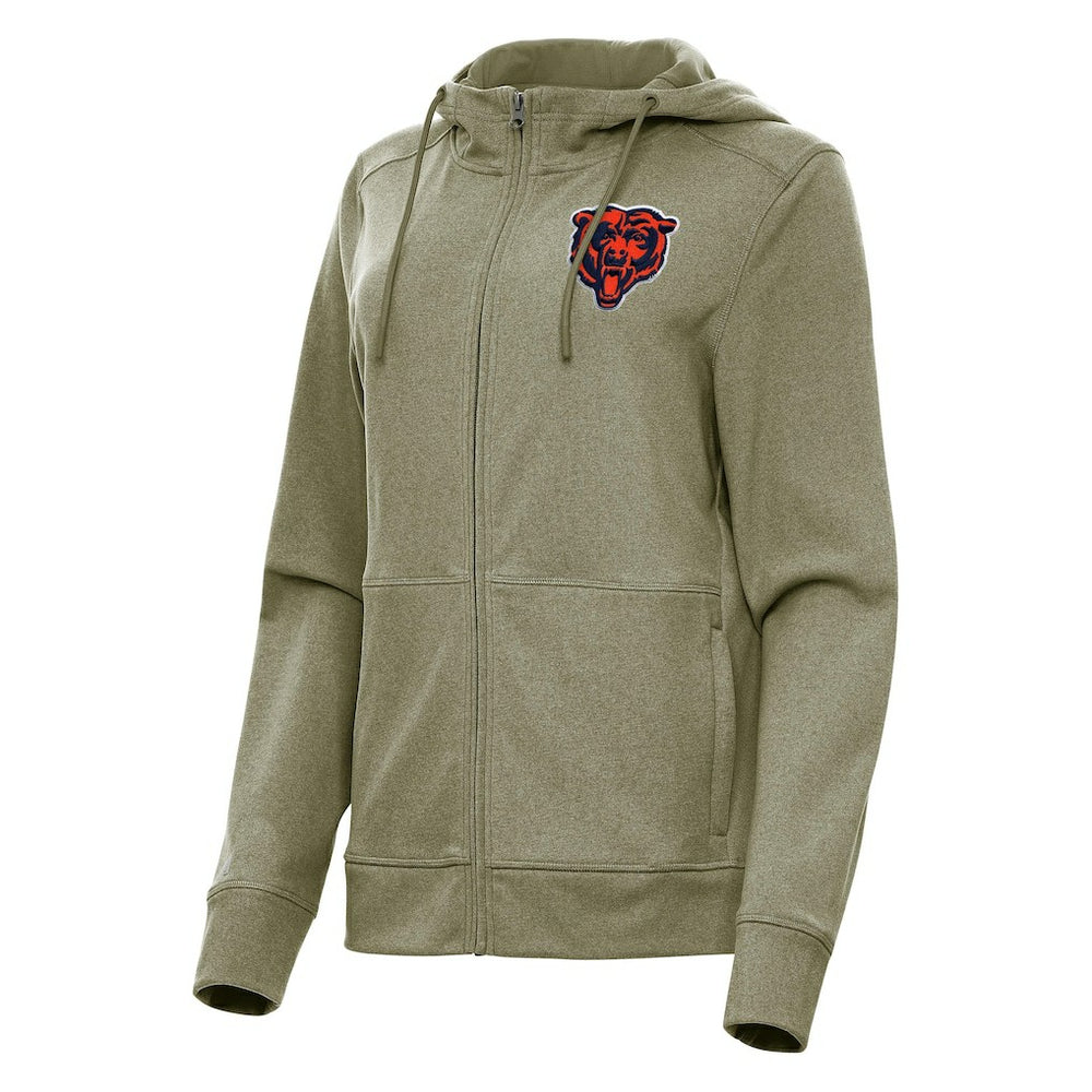 Antigua Women's Seeker Full-Zip Hoodie Jacket - Chicago Bears Hoodies