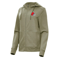 Antigua Women's Seeker Full-Zip Hoodie Jacket - Cleveland Browns Hoodies