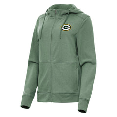 Antigua Women's Seeker Full-Zip Hoodie Jacket - Green Bay Packers Hoodies