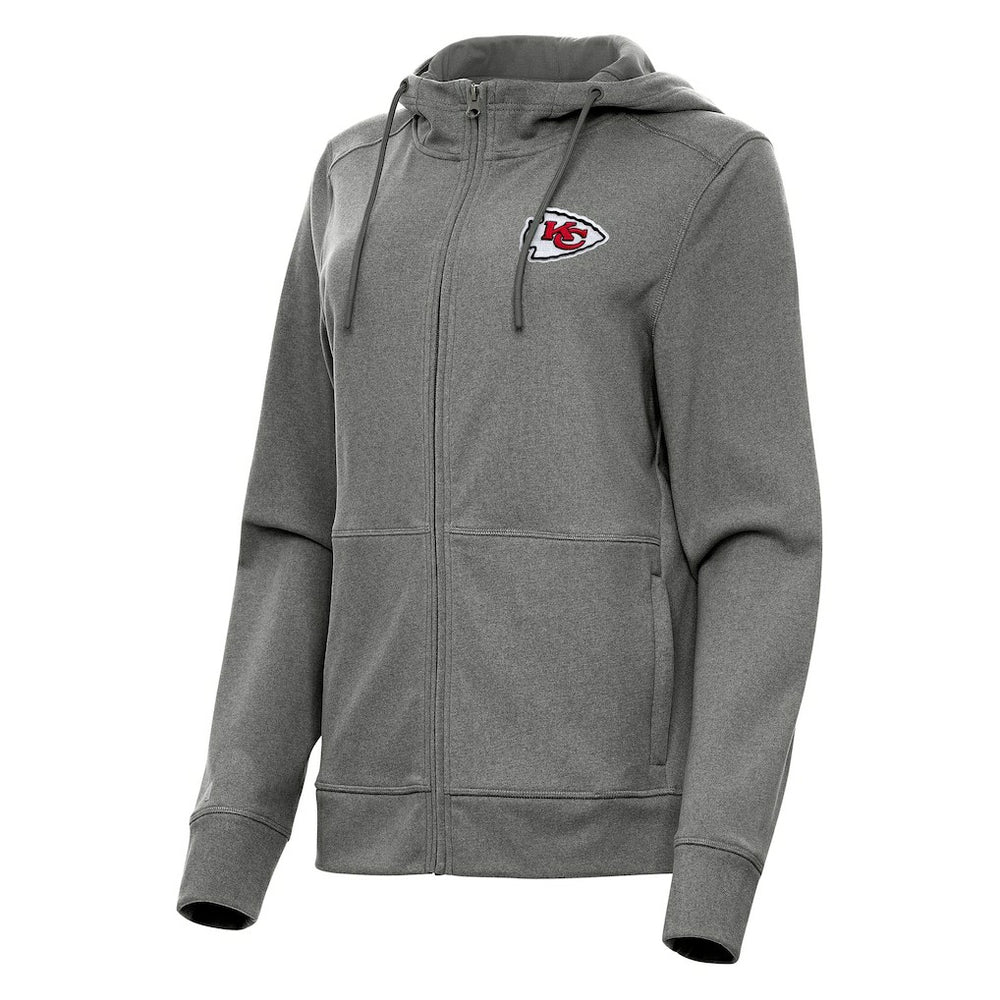 Antigua Women's Seeker Full-Zip Hoodie Jacket - Kansas City Chiefs Hoodies