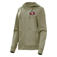Antigua Women's Seeker Full-Zip Hoodie Jacket - San Francisco 49ers Hoodies