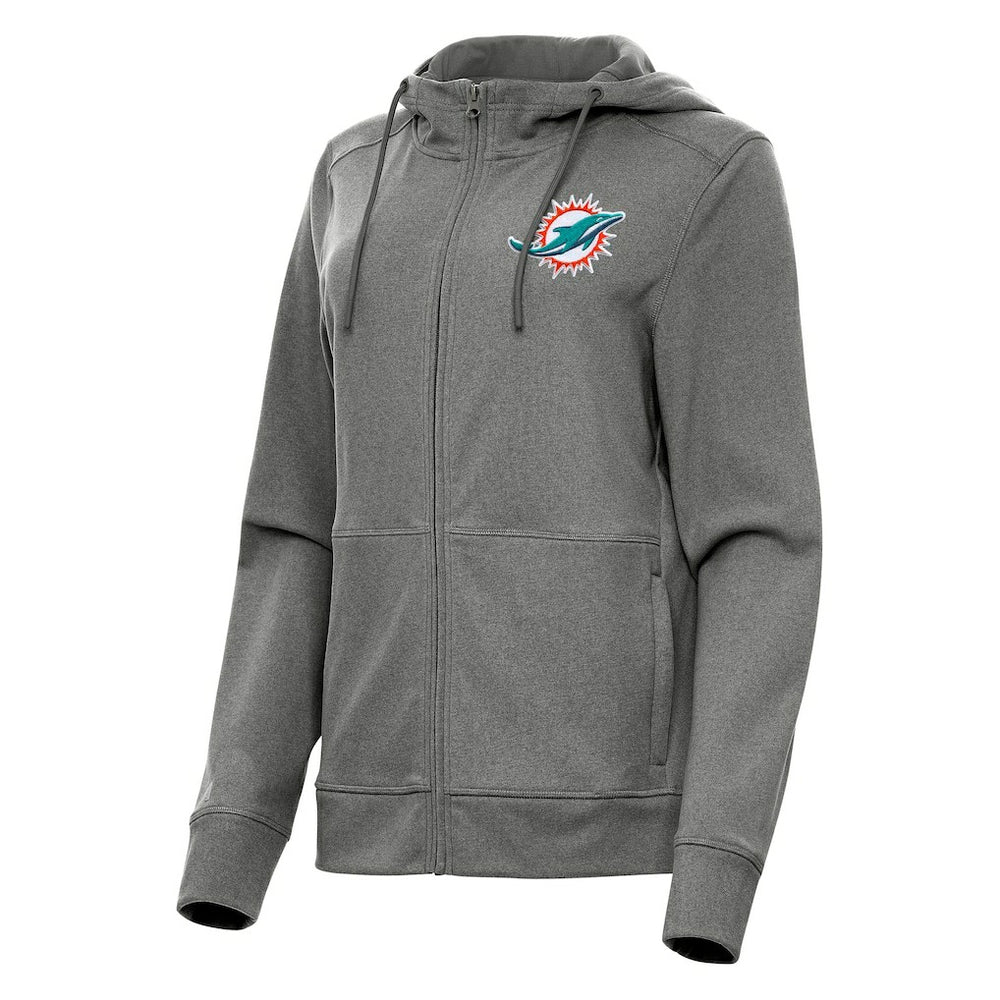 Antigua Women's Seeker Full-Zip Hoodie Jacket - Miami Dolphins Hoodies